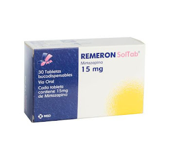 Remeron Soltab 15 mg Caja x 30 Tabletas undefined