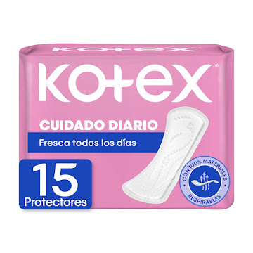 Protectores Diarios Kotex Normal Paquete x 15 und  