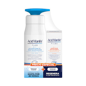 Pack Hidratante Corporal Acid Mantle Pro B5 x 400 ml + Loción Facial Acid Mantle Pro B5 Día x 50 ml  