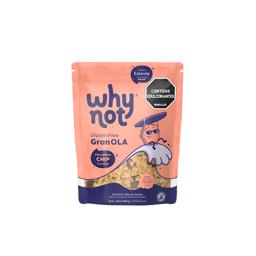 Granola Why Not   Chocolate Chip Cookie Bolsa x 300 g