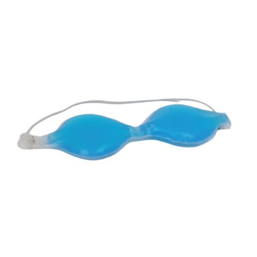 ANTEOJOS GLACIAL Industrias FH  x 1 Máscara de gel reutilizable para terapia térmica. Alivia fatiga ocular, reduce ojeras y relaja la zona periocular. Diseño ergonómico con banda elástica para ajuste seguro. Aptas para el tratamiento de