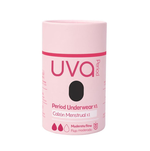 Panty Menstrual UVA Flujo Abundante Talla S UVA CAJA x 1 Panties Menstruales Absorbentes: Protección antifugas con tecnología 4D/5D Leak Block. Absorbe de 10 ml a 35 ml según el modelo. Cómodos, ecológicos y reutilizables, disponibles en tres niveles de abs