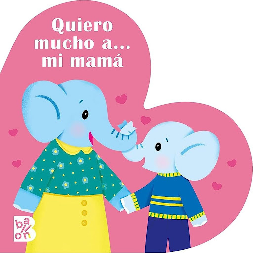 Quiero Mucho A... Mi Mama Ballon Libro x 1 QUIERO MUCHO A, MI MAMAAquí tienes unos libros especiales en forma de corazón que hablan del amor entre las mamás o los papás y sus hijos e hijas. En la última página encontrarás un espejo a través de