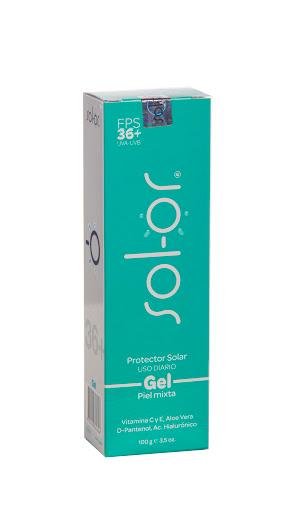 PROTECTOR SOLAR SOL-OR ULTRA GEL PIEL MIXTA FPS36 UVA+UVB X100G