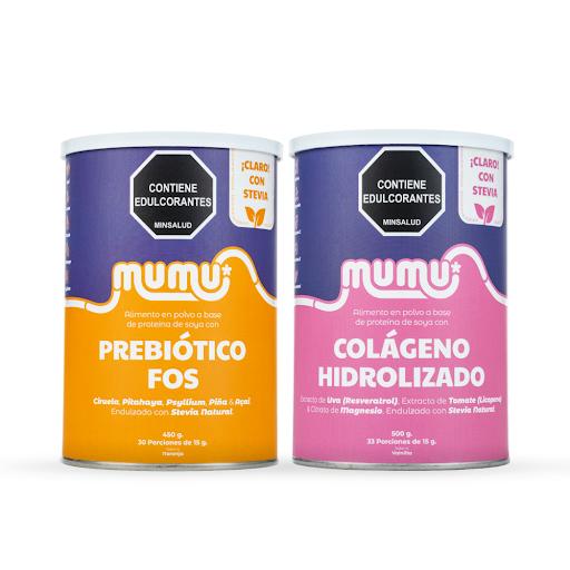 Combo Restaura (Vainilla) Mumu Tarro x 500 gr Colágeno Hidrolizado Sabor Vainilla + Fibra con Prebióticos FOS

Dale a tu cuerpo la dosis de belleza y autocuidado que necesita para brillar.