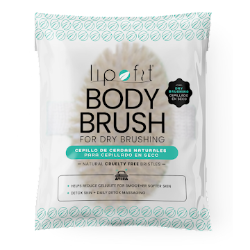 Cepillo De Cerdas Naturales Lipofit Body Brush x 1 und  