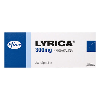 Lyrica Pregabalina 300 mg Pfizer Caja x 30 Cápsulas  