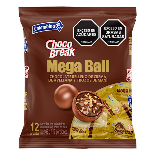 Chocolate Chocobreak Colombina Mega Ball x 15,5 gr