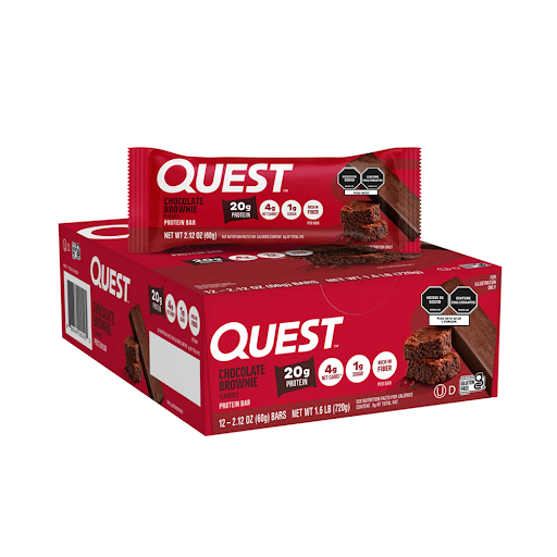 Barra De Proteina Quest Chocolate Brownie Caja x 60 g