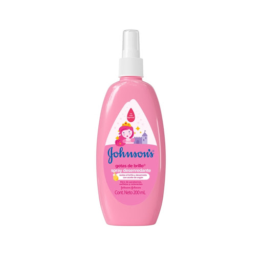 Spray Johnsons Baby Gotas De Brillo Proteínas De Seda x 200 ml