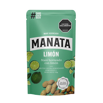 Maní Horneado Manata limón paquete x 30 gr  
