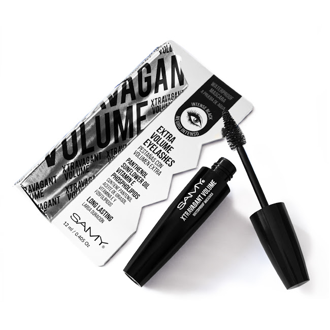 Pestañina Samy A Prueba De Agua Xtravagant Volume x 12 ml  