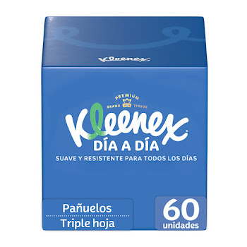 Pañuelos Faciales Kleenex Cubo x 60 und  