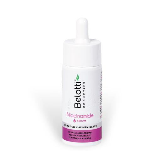 Belotti Serum Niacinamina x 30 G Belotti Frasco de Vidrio con Gotero x 1 Descubre el equilibrio perfecto para tu piel con el sérum de niacinamida de Belotti, diseñado especialmente para combatir el exceso de grasa, controlar el acné y mantener tu piel fresca y saludable. E