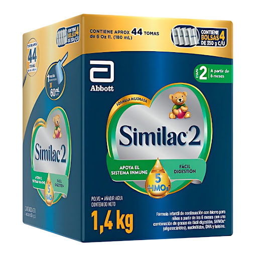 Fórmula Infantil Similac 2 +6 Meses 5 HMO Caja x 1400 gr