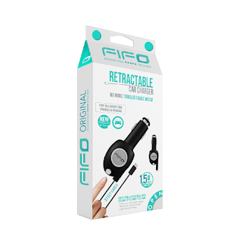 Cargador para Carro Fifo 3 Puertos Usb Negro x 1 und  