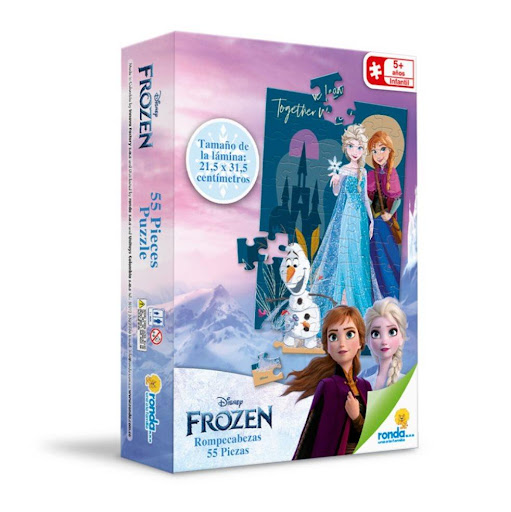 Juegos de mesa Rompecabezas X 55 Pzas Frozen Ronda Ronda Caja x 1 Diviértete armando y desarmando nuestro rompecabezas.¡Incentiva la memoria, creatividad, tolerancia e imaginación de una forma divertida y segura!