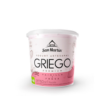 Yogurt Griego San Martín   Fresa Vainilla x 150 gr 