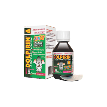 Dolpirin A Junior Acetaminofen 150 mg Biochem Jarabe Frasco x 120 ml  