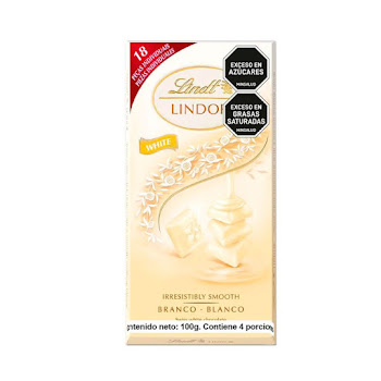 Tableta Chocolate Blanco Lindt Lindor x 100 gr  