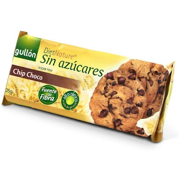Galletas Gullón Diet Nature Chips Chocolate Paquete x 125 gr  