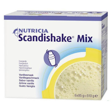 Alimento en Polvo Scandishake Mix Sabor Vainilla Caja x 6 Sobres  