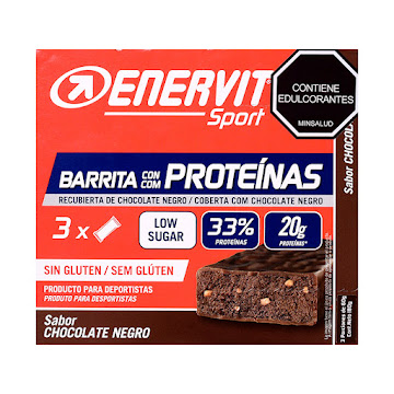 Barra de Proteína   Enervit Baja en Azúcar Caja x 3 und 