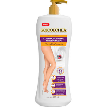 Crema Corporal Goicoechea Reafirmante Tonificante Elastina Colágeno Y Frutos Rojos x 400 ml  