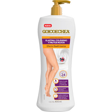 Crema Corporal Goicoechea Reafirmante Tonificante Elastina Colágeno Y Frutos Rojos x 400 ml  