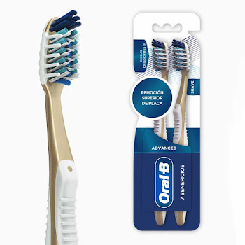Cepillo de Dientes Oral-B 7 Beneficios Blíster x 2 und  