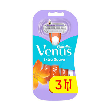Cuchilla de Afeitar GILLETTE Venus Extra Suave Paquete x 3 und  