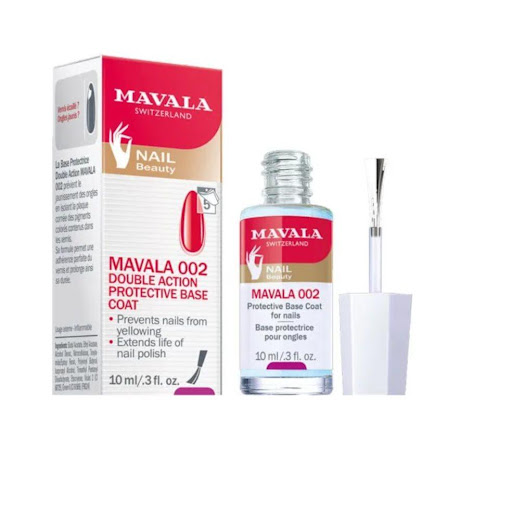 MAVALA BASE PROTECTORA DE UÑAS 10ML MAVALA MAVALA  PROTECTIVE BASE COAT ESP 10ML x 10 ML La base es esencial! Como primer paso en tu rutina de manicura, Mavala 002 + Silicium forma una barrera protectora entre tus uñas y los pigmentos del esmalte, evitando que se amarilleen y mejorando su