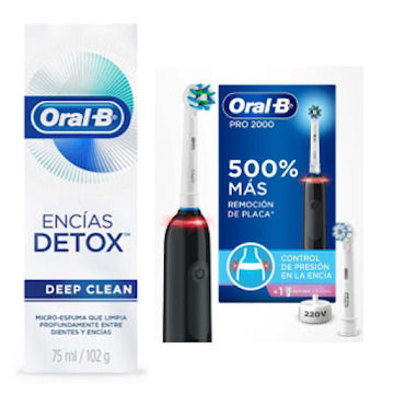 30% Combo Cepillo Eléctrico+Crema  
