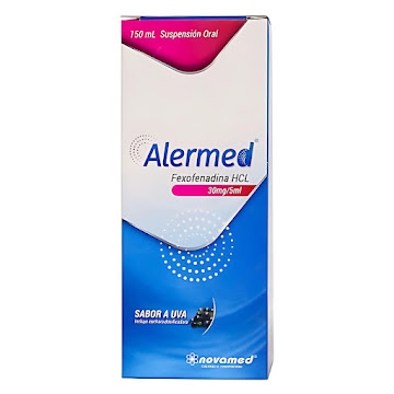 Alermed Sabor Uva   Fexofenadina HCL 30mg/5ml Novamed x 150ml  
