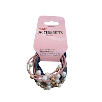 Moña Con Perlas Magic Collection x 5 und  