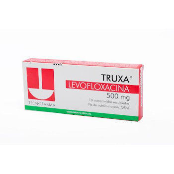 Truxa Levofloxacina 500 mg Tecnofarma Caja x 10 Comprimidos  