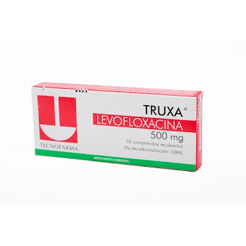 Truxa Levofloxacina 500 mg Tecnofarma Caja x 10 Comprimidos  