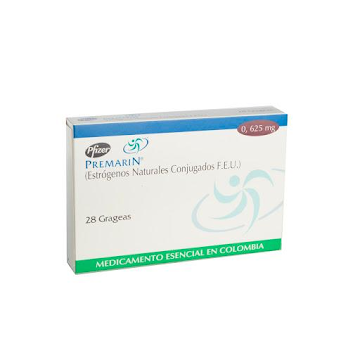 Premarin 0.625 mg Caja x 28 Grageas  