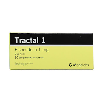 Tractal 1 Roemmers Risperidona 1Mg Caja x 30 Comprimidos recubiertos  