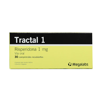 Tractal 1 Roemmers Risperidona 1Mg Caja x 30 Comprimidos recubiertos  