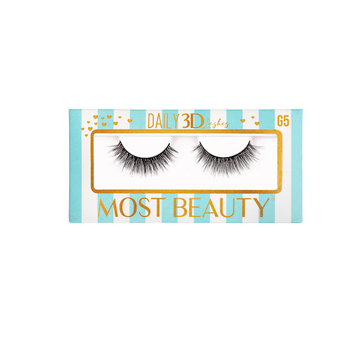 Pestañas Postizas Most Beauty Línea Natural #G5 x 1 und
