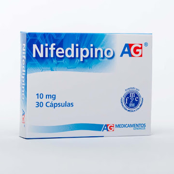 Nifedipino AG 10 mg Caja x 30 Cápsulas  