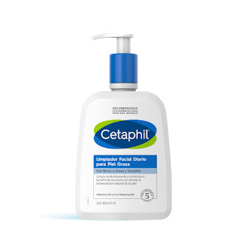 Limpiador Facial   Cetaphil Piel Grasa Diario x 473 ml  