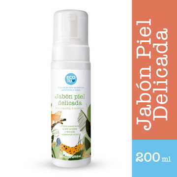 Oferta Jabón Ecotú Piel Delicada Manzanilla X 2und De 200ml   