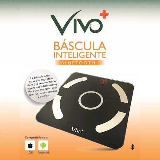 Báscula Inteligente Vivo+ Con Bluetooth Caja x 1 und