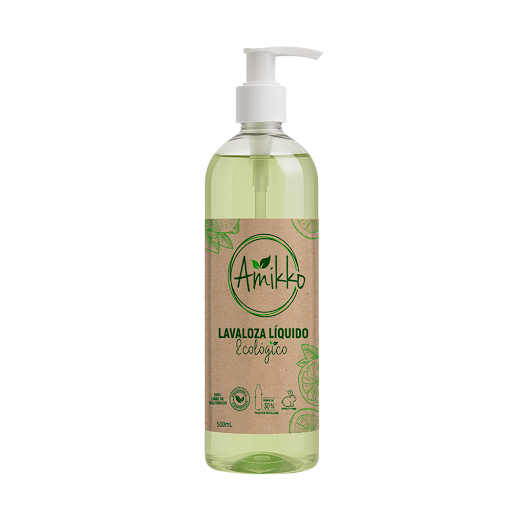 Lavaloza Líquido Ecológico Amikko Limon Citrush x 500 ml