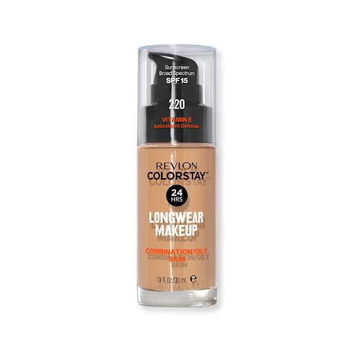 Base Revlon Colorstay   Liquida Piel Mixta/Grasa Natural Beige 220 x 30 ml
