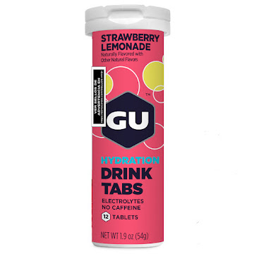 Discos Hidratantes Gu   Fresa Limonada Zona Cardio Tubo x 12 Tab  