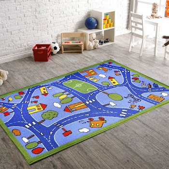 Solo Online Tapete Dib Colombia   Child Rug Fondo Azul X 1 Unidad 