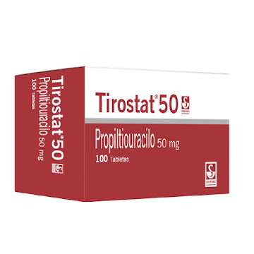 Tirostat Propiltiouracilo 50 mg Siegfried Caja x 100 Tabletas  